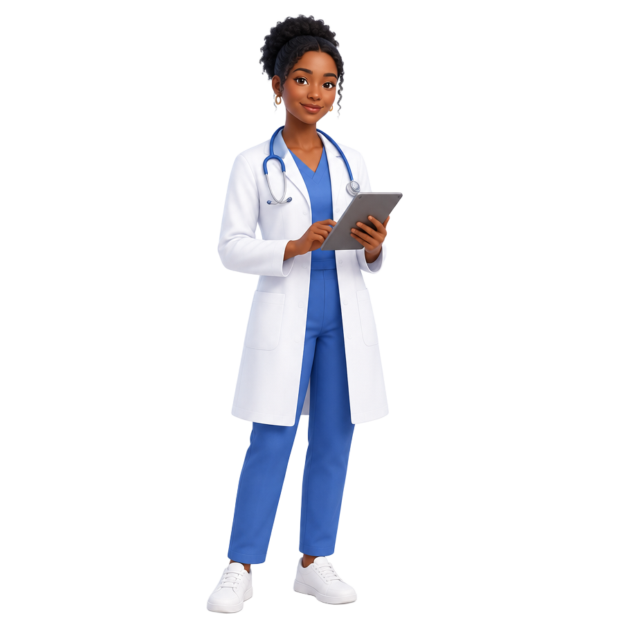 Professionnelle de santé accompagnant la compréhension d’un bilan